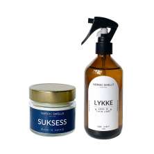 Kit Combo Vela Aromática de Jasmim e Aromatizador de Ambiente de Capim-limão