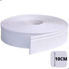 Rodapé Autocolante Flexível  - Boiserie Roda Meio Moldura Eva - 10cm 5 Metros