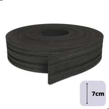 Rodapé Autocolante Flexível  - Boiserie Roda Meio Moldura Eva - 7cm 10 Metros