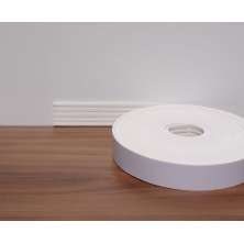 Rodapé Autocolante Flexível  - Boiserie Roda Meio Moldura Eva - 7cm 10 Metros