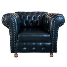 Conjunto Sofa Namoradeira Chesterfield Capitone Luis XV Courano Café / decoracao, sala tv estar, recepcao