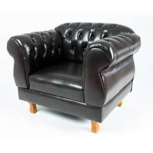 Kit 2 poltronas Chesterfield Capitonê Elisabeth Corano Café Decoração, Recepção, Salas de Tv e Estar