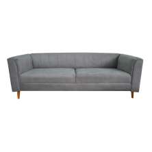 Sofá Camel 2,30 Suede Cinza Sala/Recepção