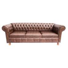 Sofá Chesterfield Capitone Luiz XV Corano Marrom 1,80 / Decoracao , sala tv estar