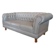 Sofá Chesterfield Duque Corano Bege Sala/Recepcao