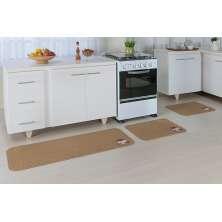 Kit Cozinha Patch Mimosa Palha 3 Peças - Oásis