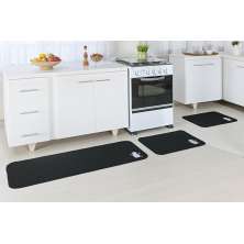 Kit Cozinha Patch Pinguim Preto 3 Peças - Oásis