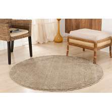 Tapete Para Sala e Quarto Classic Redondo 1,00 trigo 1 Peça - Oásis