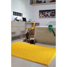 Tapete Para Sala e Quarto Classic Teen Amarelo 1,50m X 2,00m  1 Peça - Oásis