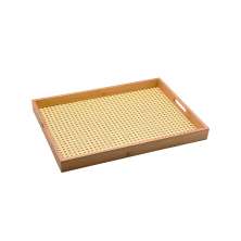Bandeja Retangular Oikos 48cm Natural
