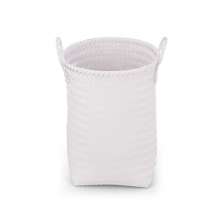 Cesto Tramado Alto Branco 40 cm