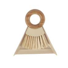 Kit de Escova de Bambu e Pá Oikos Off White