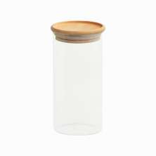 Pote de Vidro Empilhavél Oikos 800ml Natural