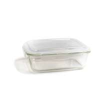 Pote de Vidro com Tampa Oikos 1,2L Branco