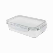 Pote de Vidro com Tampa Oikos 1,5L Branco