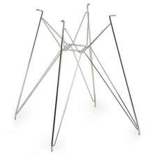 Base Charles Eames Jar Mesa Jantar Tampo  Até 120Cm Metal