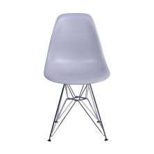 Cadeira Charles Eames Dkr Cozinha Jantar Cromado Cinza