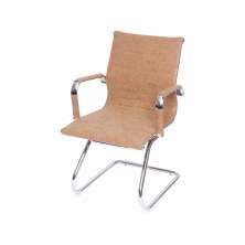 Cadeira de Escritório Eames Esteirinha Baixa Fixa - Caramelo Retro