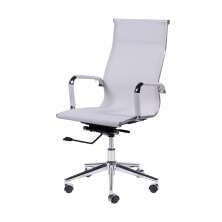 Cadeira de Escritorio Eames Esteirinha Alta Tela - Mesh Branca