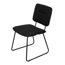Cadeira de Jantar Modelo Batur - Assento em Espuma Revestido em Linho 88x52,5x62,5cm
