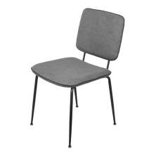 Cadeira de Jantar Modelo Batur 4 Pés - Assento em Espuma Revestido em Linho 85x48x59cm