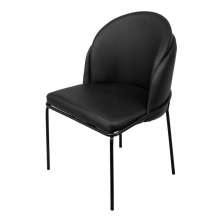Cadeira de Jantar Modelo Denali - Assento em Espuma Revestido em Veludo 84x56x56cm
