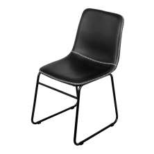 Cadeira de Jantar Modelo Verner - Assento em Espuma Revestido em PU 84x56x56cm