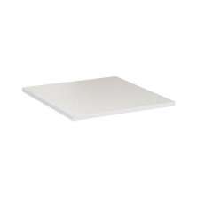 Tampo  De Mesa Quadrado Sala De Jantar 70Cm Madeira Branco