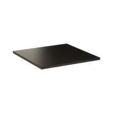 Tampo  De Mesa Quadrado Sala De Jantar 70Cm Madeira Preto