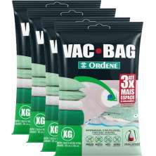 4 Vac Bag Extra Grande 80x100cm cada Saco à Vacuo para Edred