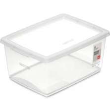 Caixa Organizadora 7,5L Tampa Click Ordene My Closet Plástic