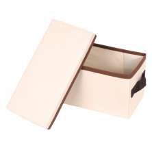 Caixa Organizadora Em Tecido De 14x15x38cm C/ Tampa KIT 2