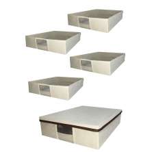 Caixa Organizadora para Sapato e Botas com Visor Transparente Kit com 5