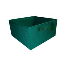 Caixa colorida Organizadora para brinquedos e closet 28x15x28 com alça Verde Bandeira