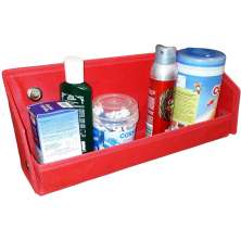 Prateleira/Revisteiro Em TNT De 40X15X10 - Organibox - Vermelho