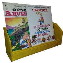 Prateleira/Revisteiro Em TNT De 40X15X10- Organibox - Amarelo