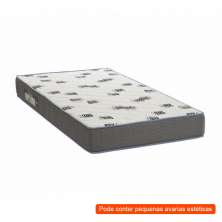 [OUTLET] Colchão Solteiro Espuma D33 Light (20x78x188) Cinza e Azul