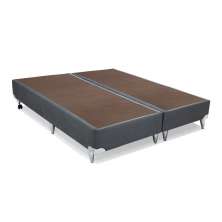 Base Box King Size Camurça I Cinza