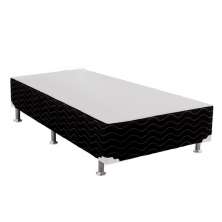 Base Box Solteiro Light Preto