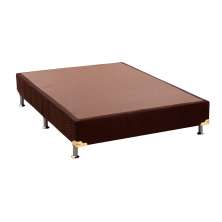 Base para Cama Box Casal Camurça II Marrom