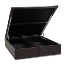 Base para Cama Box King Americana com Baú Marrom