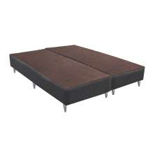 Base para Cama Box Queen Linen (30x158x198) Cinza