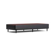 Base para Cama Box Solteiro Cori I Cinza