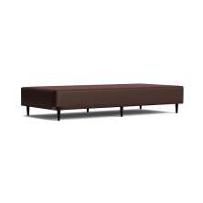 Base para Cama Box Solteiro Florence l (23x108x198) Marrom