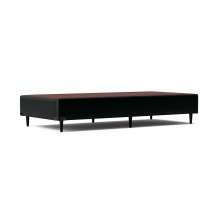 Base para Cama Box Solteiro Florence l (23x108x198) Preta