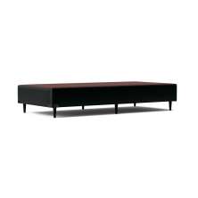 Base para Cama Box Solteiro Florence l (23x78x188) Preta