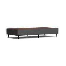 Base para Cama Box Solteiro Florence ll (23x108x198) Cinza