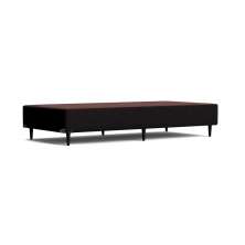 Base para Cama Box Solteiro Florence ll (23x78x188) Preta