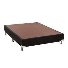 Base para Cama Box Viúva Camurça II Preta