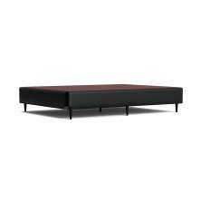 Base para Cama Box Viúva Cori I Preta